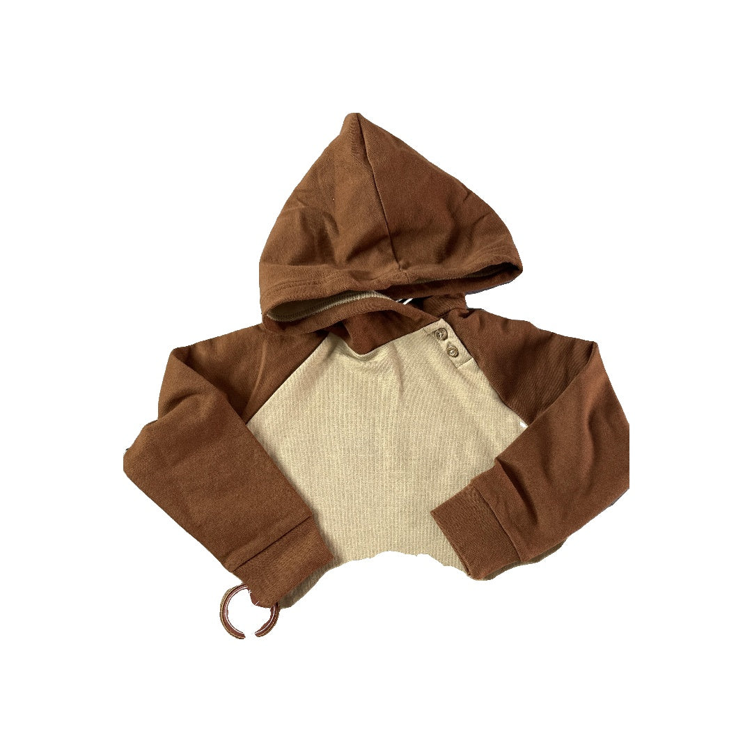 PNW Unisex Brown Hoodie Size: 12-18 months Brown