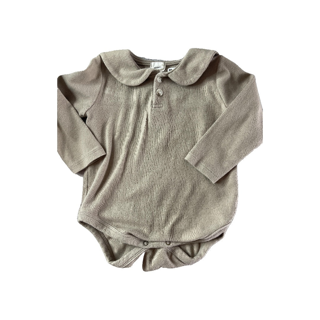 Monbebe Girls Brown Onesie Size: 12-18 months Brown