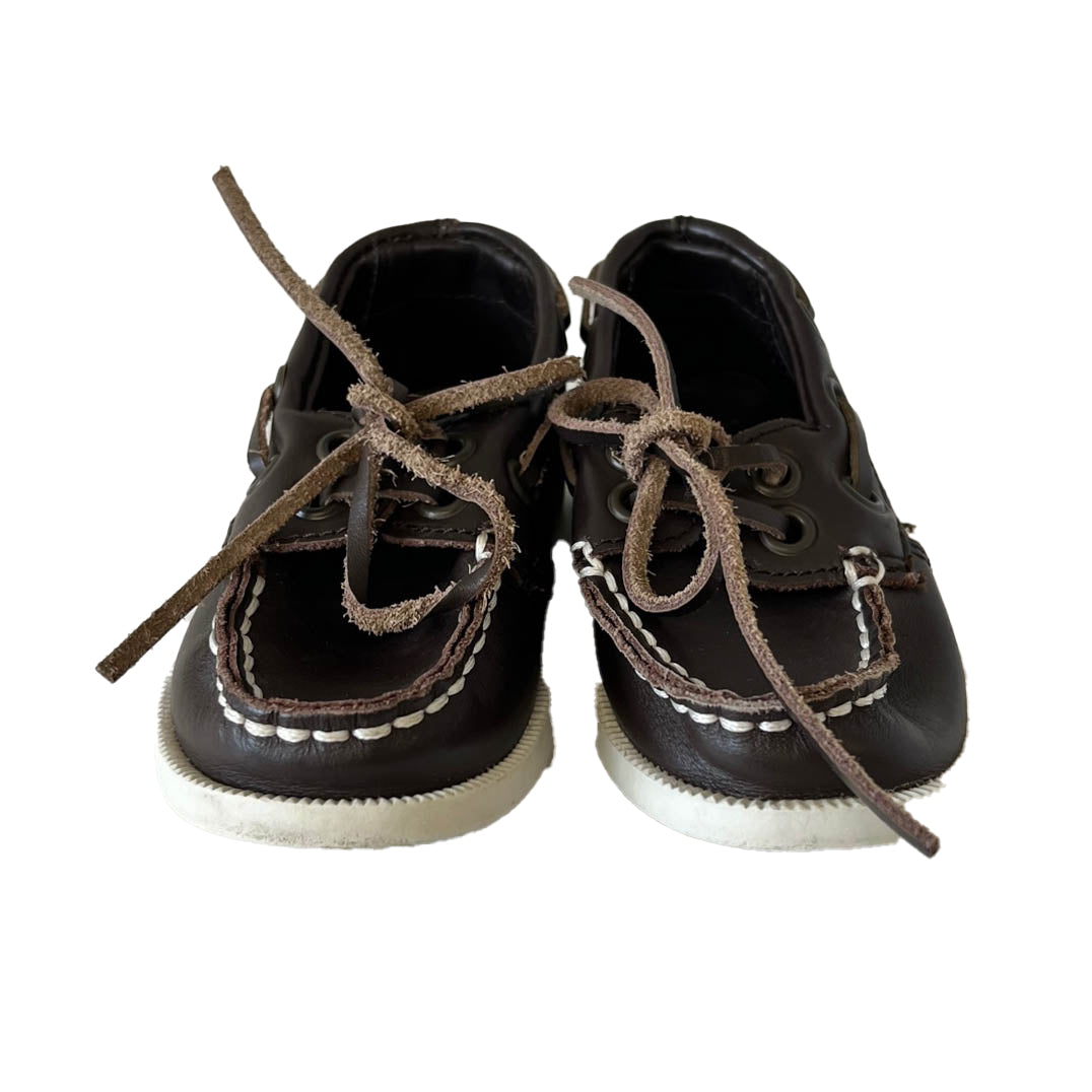 Janie and Jack Boys Brown Shoes Size: 6 Toddler Brown