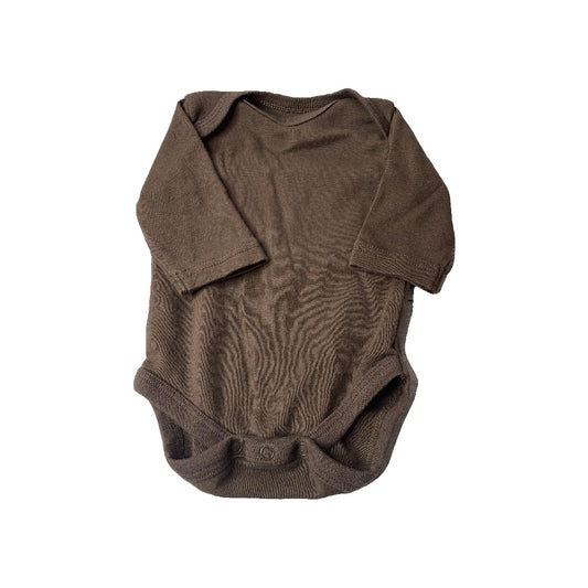 Leveret Boys Brown Onesie Size: 0-3 months Brown