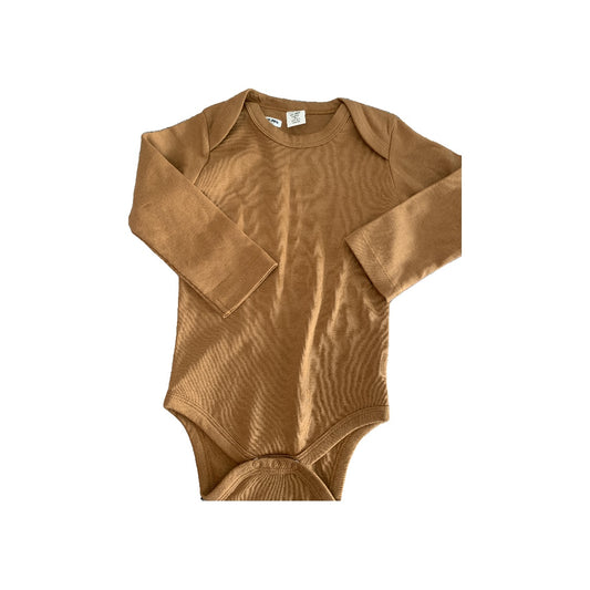 Colored Organics Boys Brown Onesie Size: 12-18 months Brown