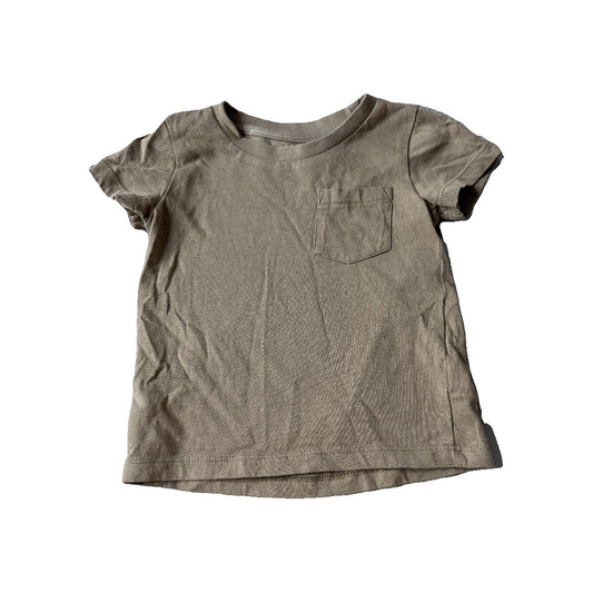 Colored Organics Unisex Brown T-Shirt Size: 12-18 months Brown