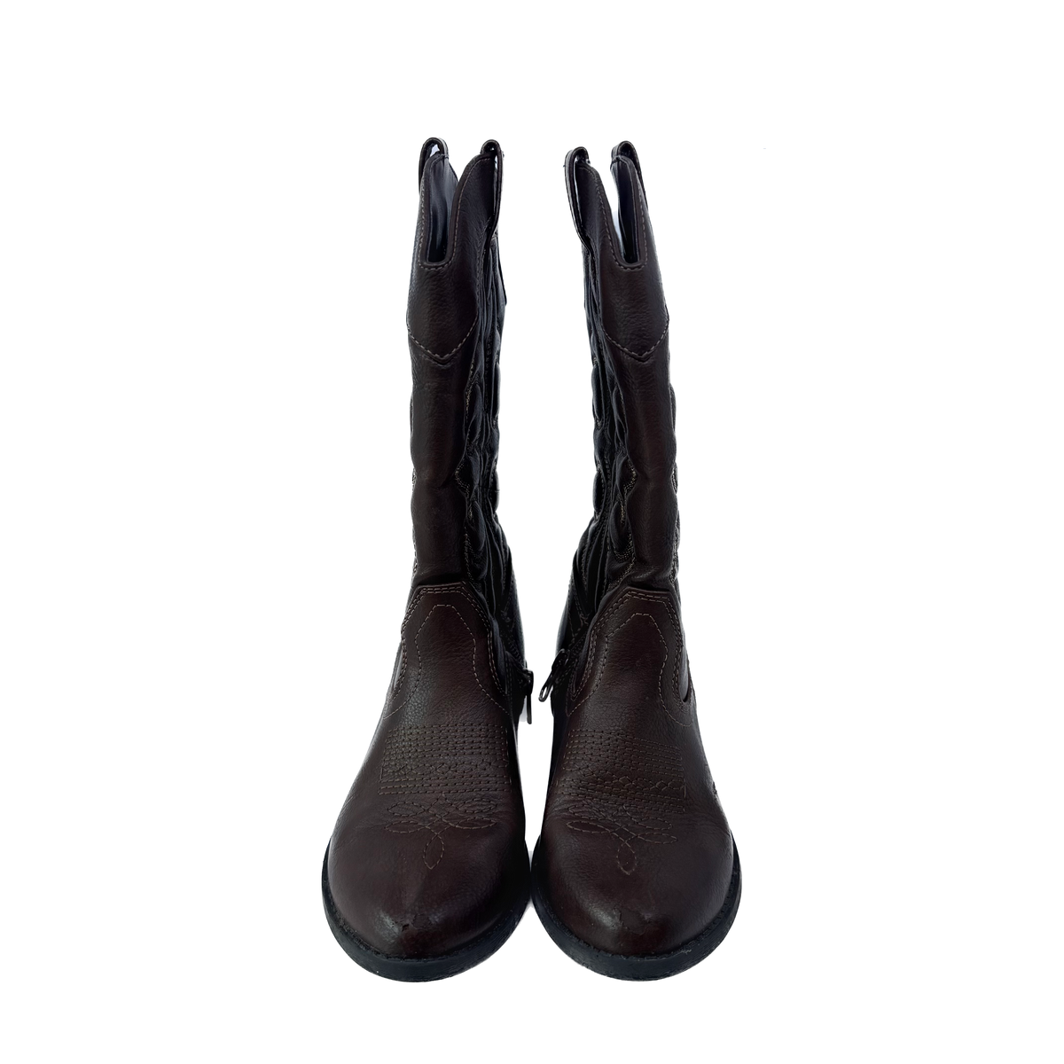 Cat & Jack Girls Brown Boots Size: 2 Youth Brown