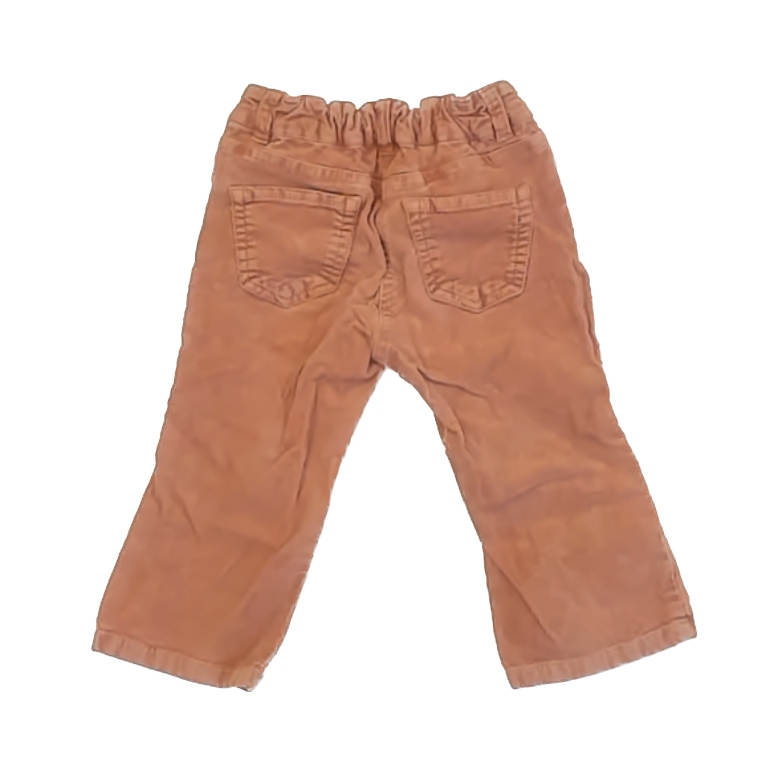 Mini Boden Girls Brown Corduroy Pants Size: 18 Months Brown