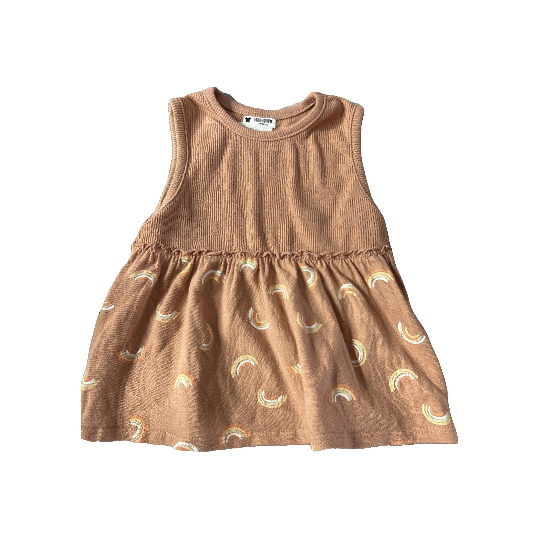 Girls Brown Dress Size: 9-12 Months Brown