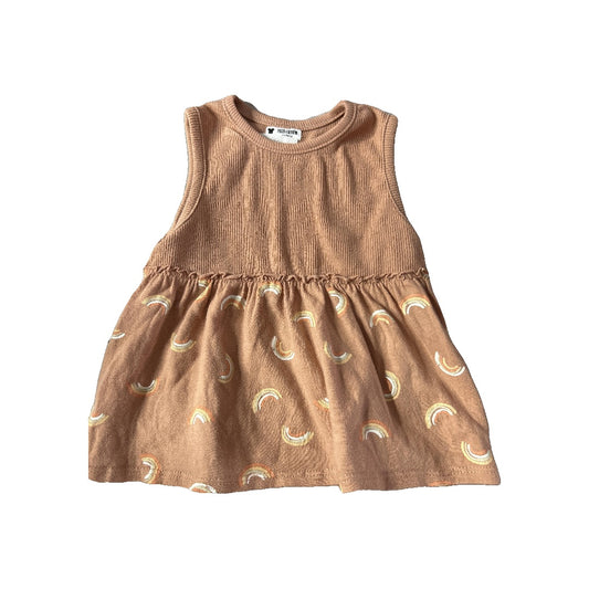 Girls Brown Dress Size: 9-12 Months Brown