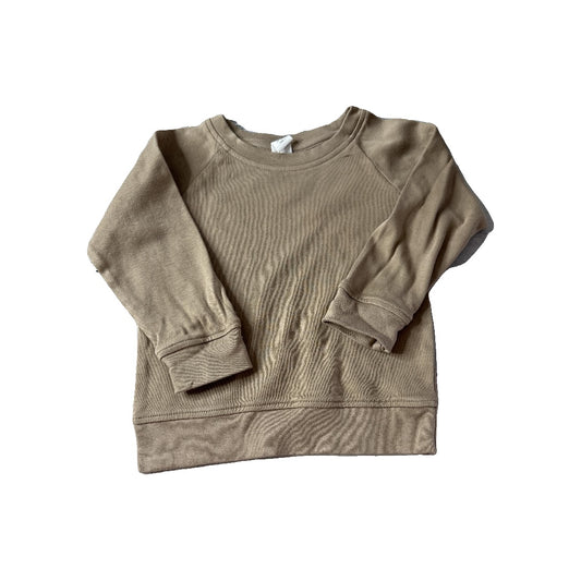 Colored Organics Unisex Brown Long Sleeve Shirt Size: 18-24 months Brown
