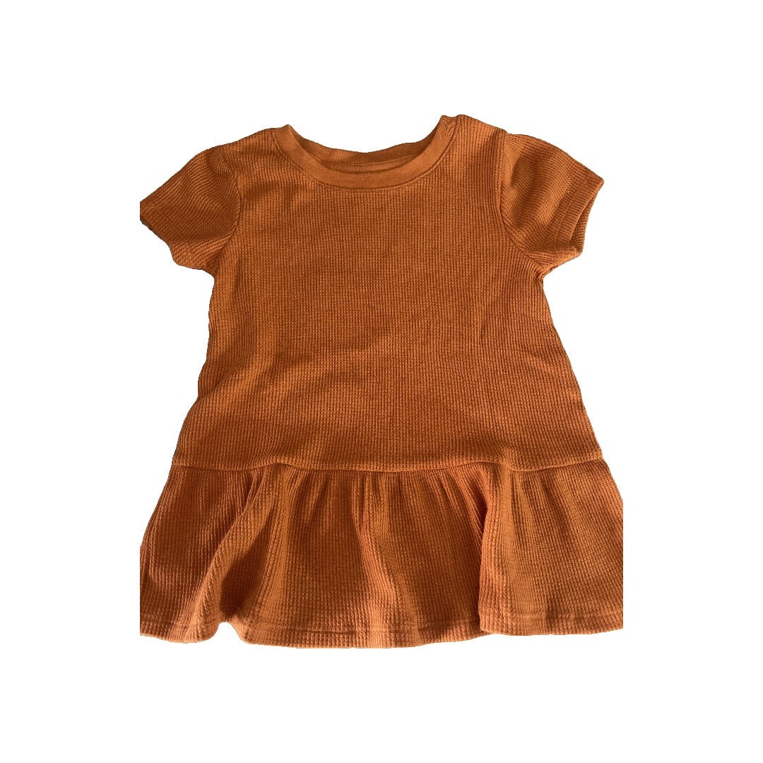 Cat & Jack Girls Brown T-Shirt Size: 5 Brown