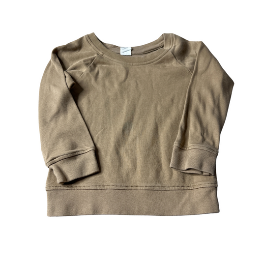 Colored Organics Unisex Brown Long Sleeve T-Shirt Size: 18-24 months Brown
