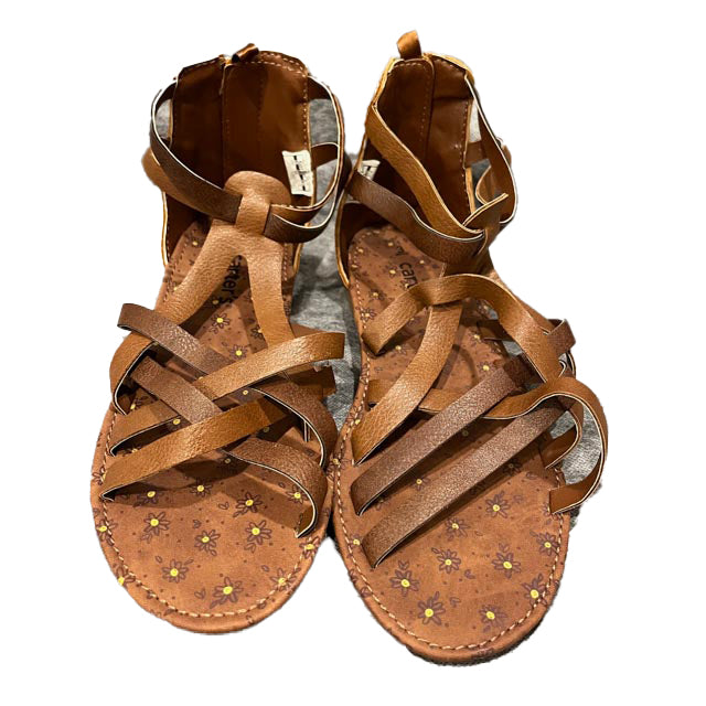 Carter's Girls Brown Sandals Size: 3 Youth