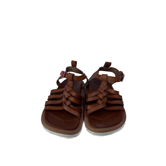 Wonder Nation Girls Brown Sandals Size: 7 Toddler Brown