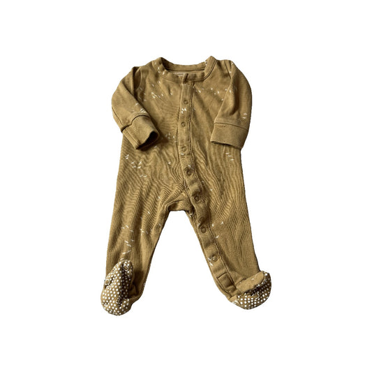 Colored Organics Unisex Brown Long Sleeve Outfit Size: Newborn Brown