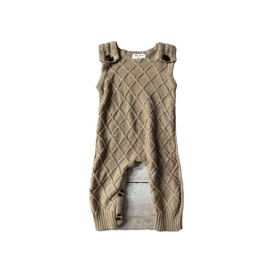 Auro Mesa Unisex Brown Overalls Size: 3-6 months Brown
