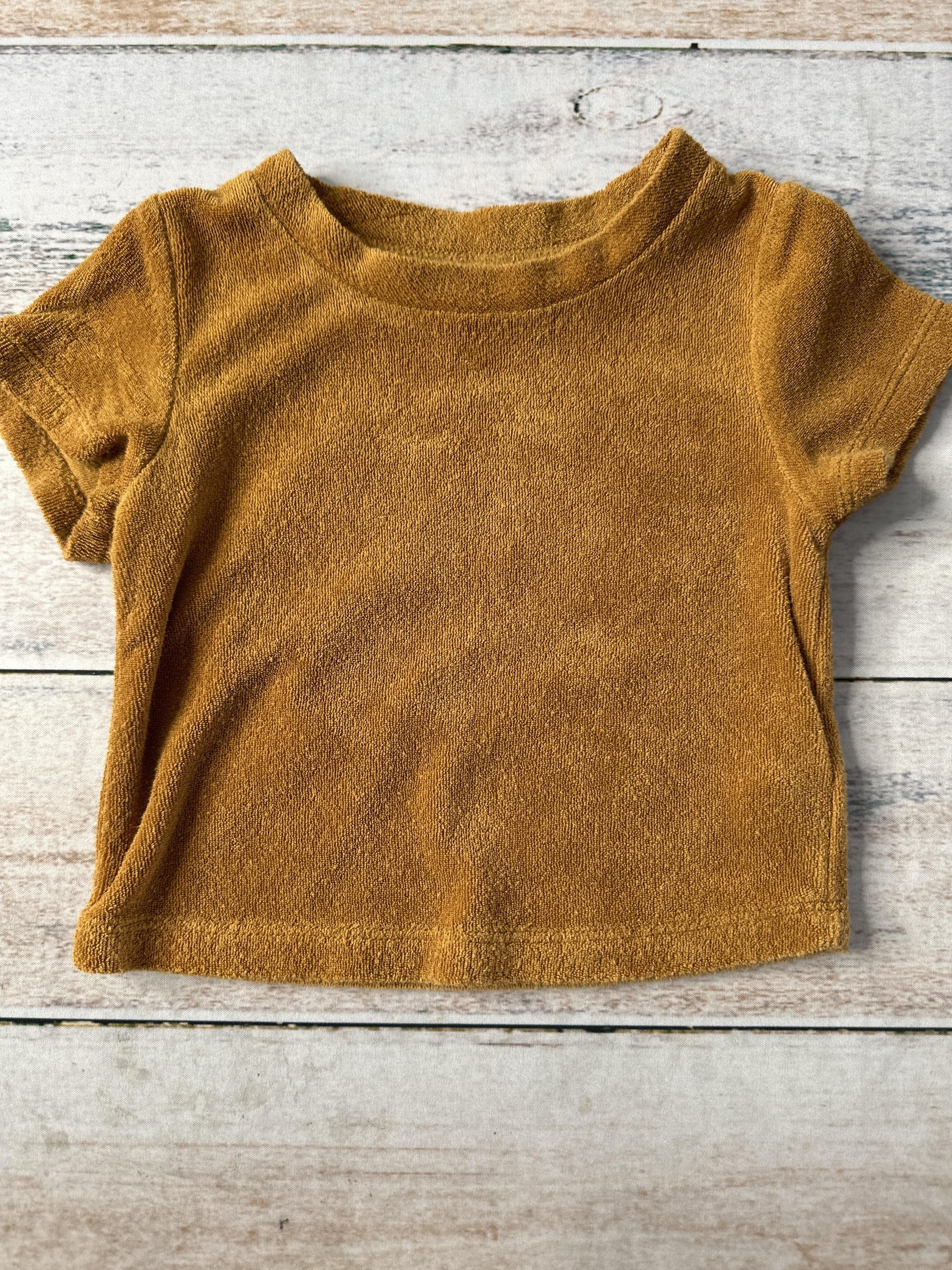 Loom Unisex Brown Shirt Size: 12-18 months Brown