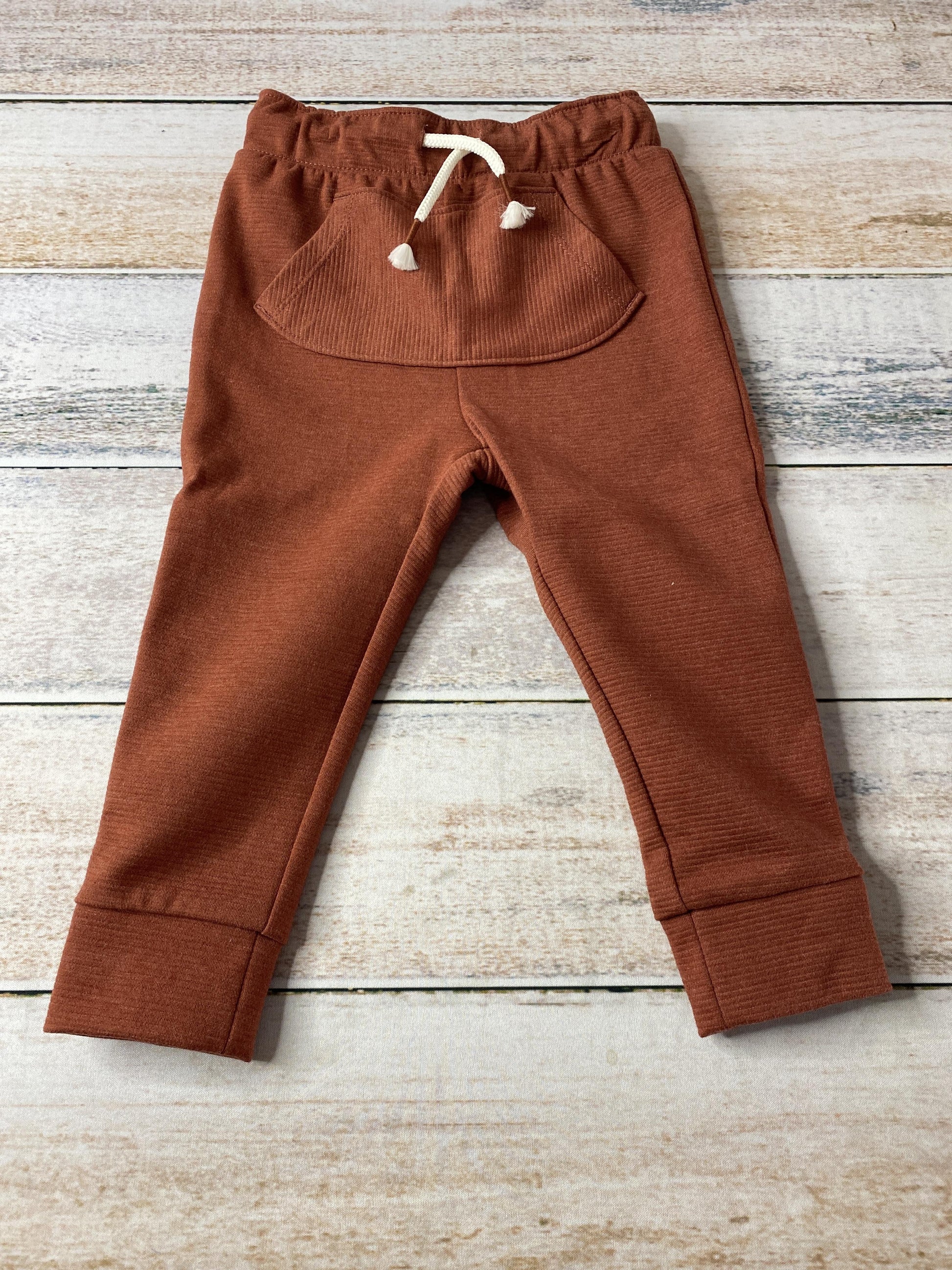 Cat & Jack Unisex Brown Pants Size: 2T Brown