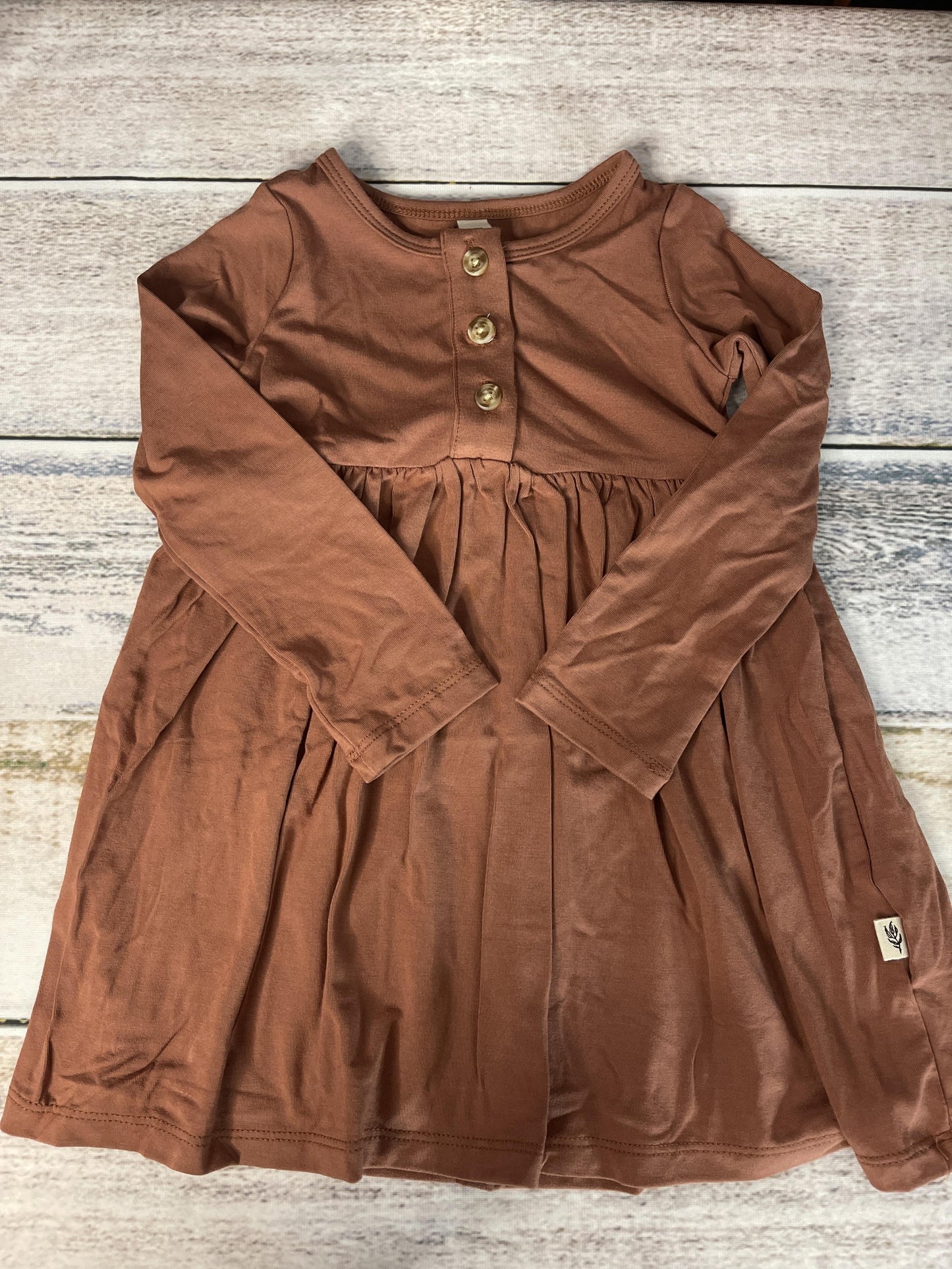 BabySprouts co Girls Brown Dress Size: 3T Brown