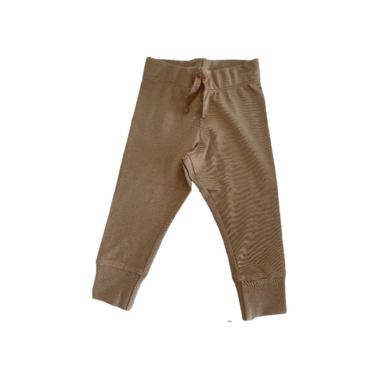 Colored Organics Unisex Brown Pants Size: 6-12 months Brown
