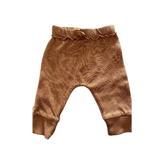 Oliver & Rain Girls Brown Pants Size: 6 months Brown