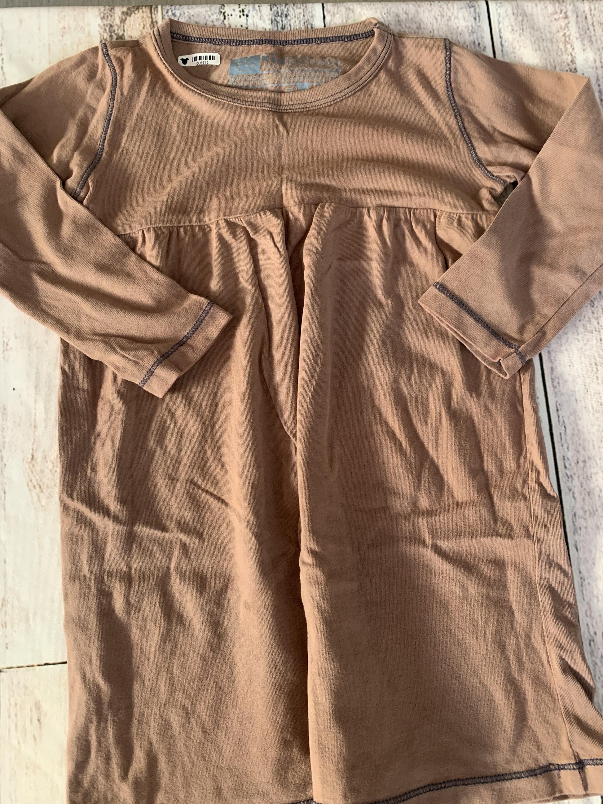 Kidential Girls Brown Dress Size: 4T Brown