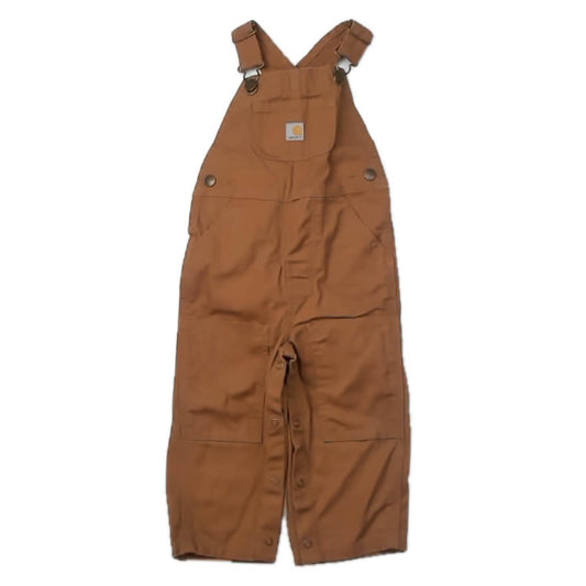 Carhartt Girls Brown Overalls Size: 18 Months Brown
