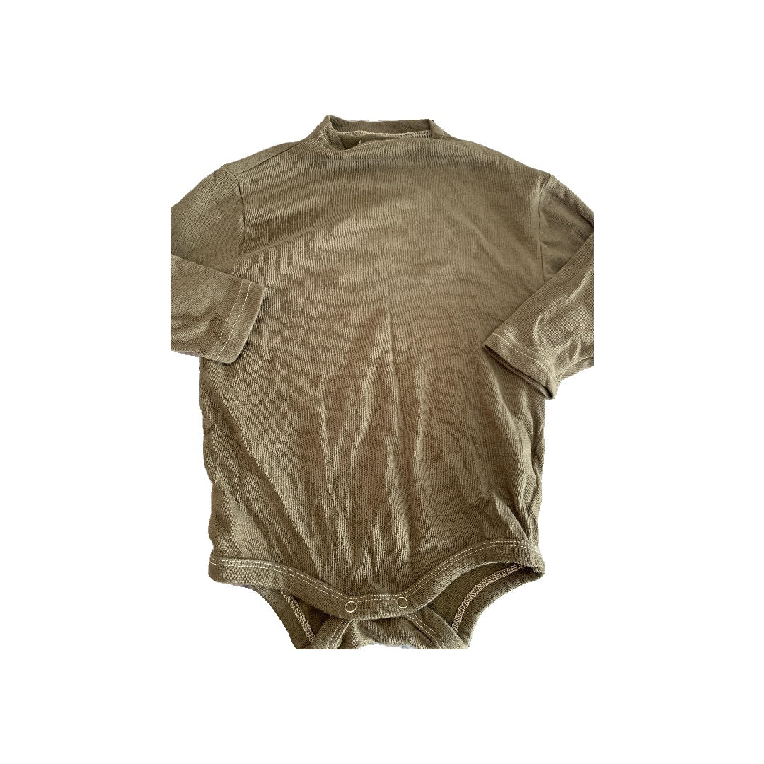 GO;U Boys Brown Onesie Size: 12M Brown