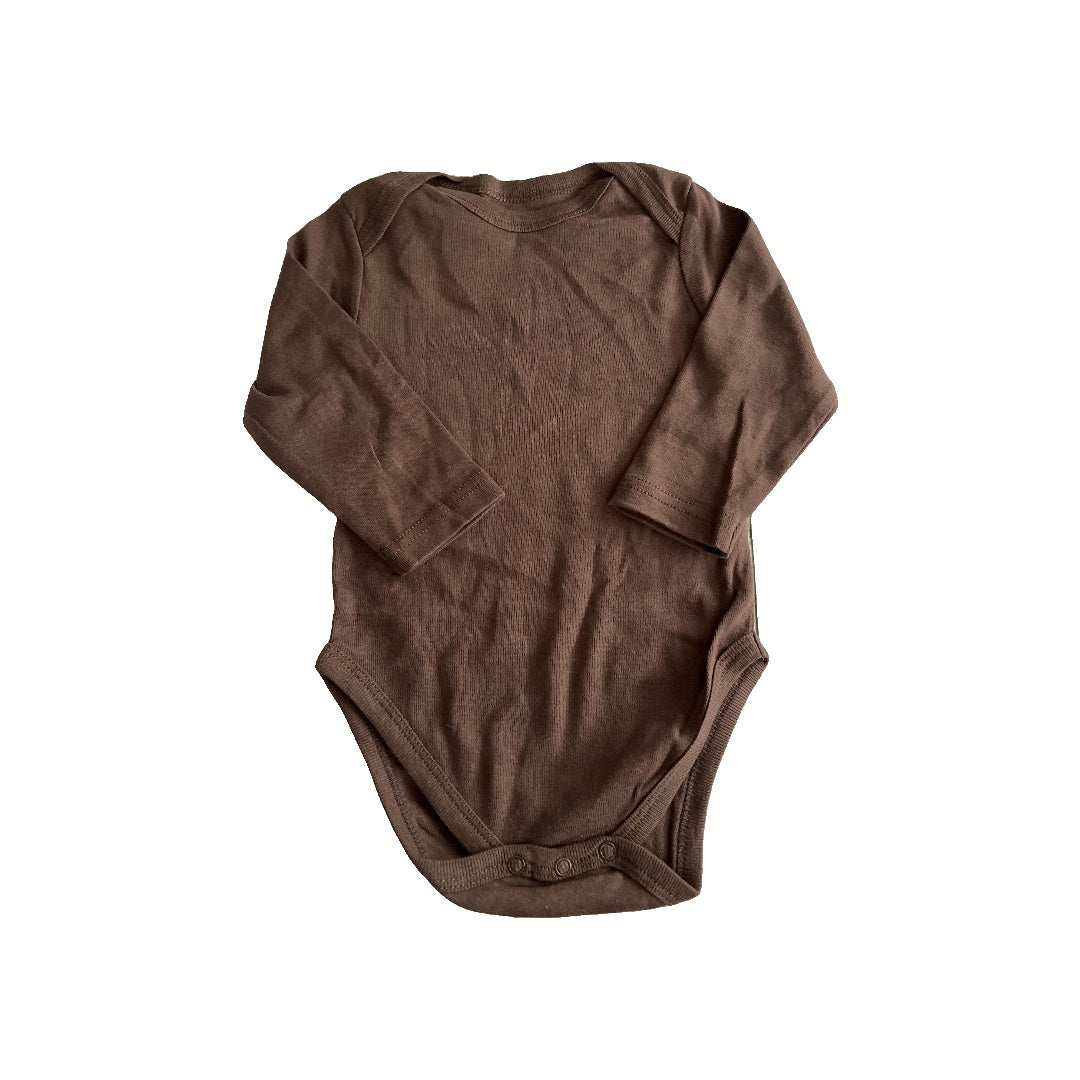 Leveret Boys Brown Onesie Size: 6-12 months Brown