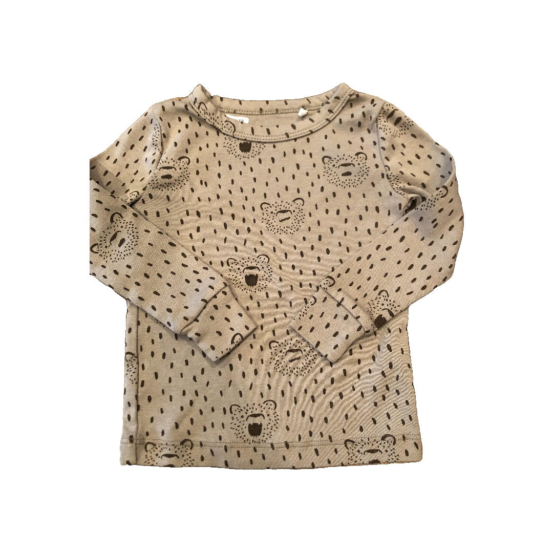 Oliver & Rain Girls Brown Pajamas Size: 2T Brown