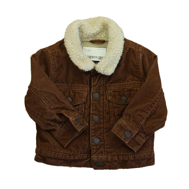 Gap Boys Brown Jacket Size: 12-18 Months