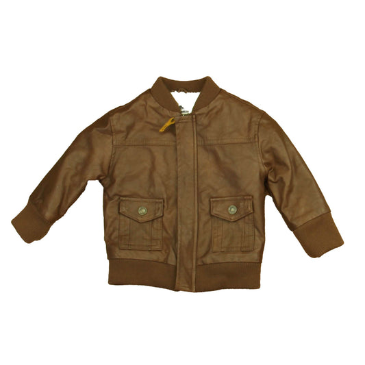 Little Me Boys Brown Jacket Size: 12 Months