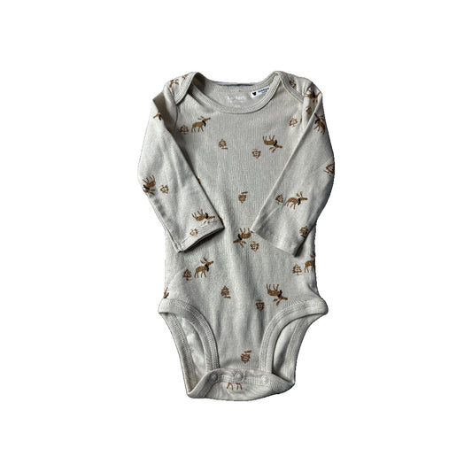 Carters Unisex Brown Onesie Size: 6-9 months Brown