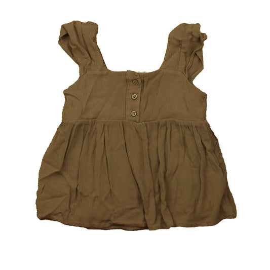 Btween Girls Brown Blouse Size: 24 Months Brown