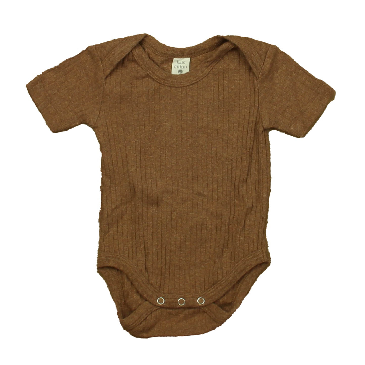Kate Quinn Organics Boys Brown Onesie Size: 3-6 Months Brown