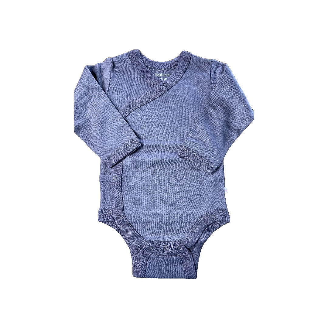 Babysoy Unisex Brown Onesie Size: 12 months Brown