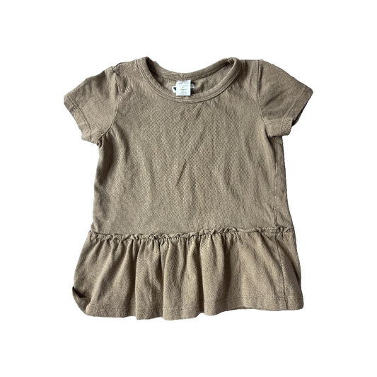 Colored Organics Girls Brown T-Shirt Size: 2T Brown