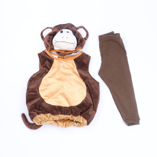 Unknown Brand Girls Brown Costume Size: 0-9 Months Brown