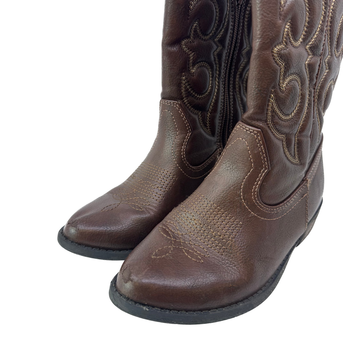 Cat & Jack Girls Brown Boots Size: 2 Youth Brown