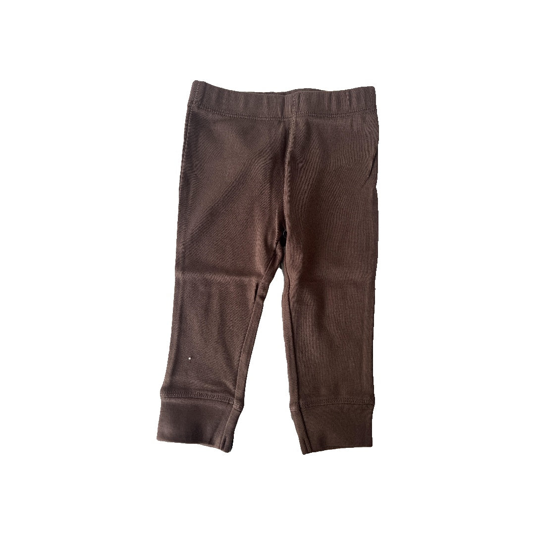Leveret Unisex Brown Pants Size: 9 months Brown