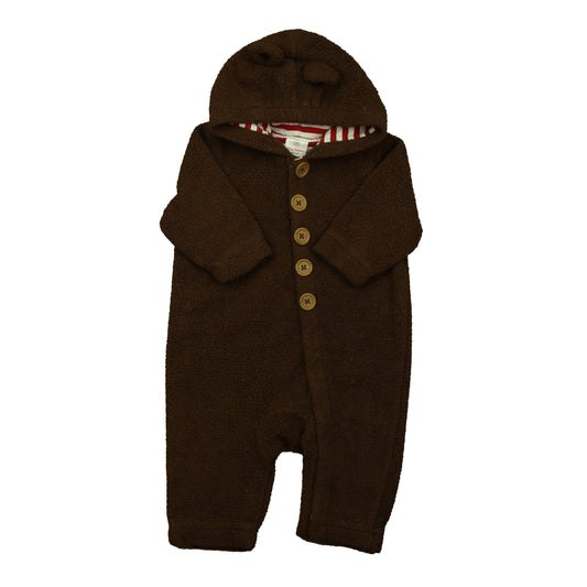 Hanna Andersson Boys Brown Long Sleeve Outfit Size: 6-12 Months Brown