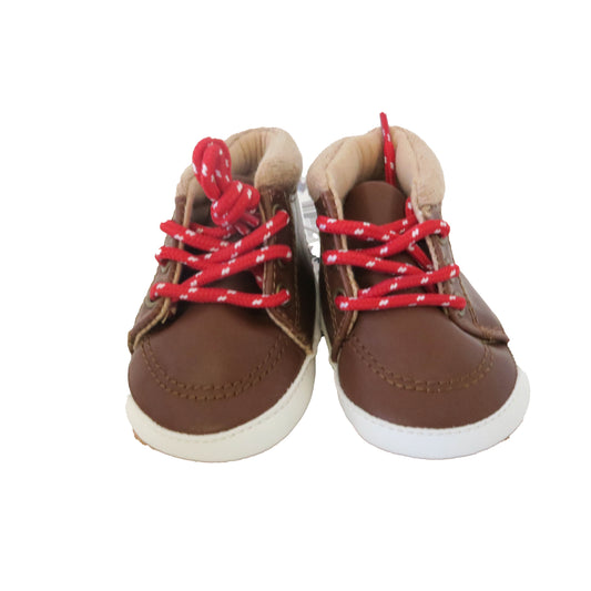 Old Navy Boys Brown Shoes Size: 3-6 Months Brown
