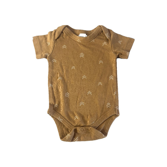 Colored Organics Boys Brown Onesie Size: 3-6 months Brown
