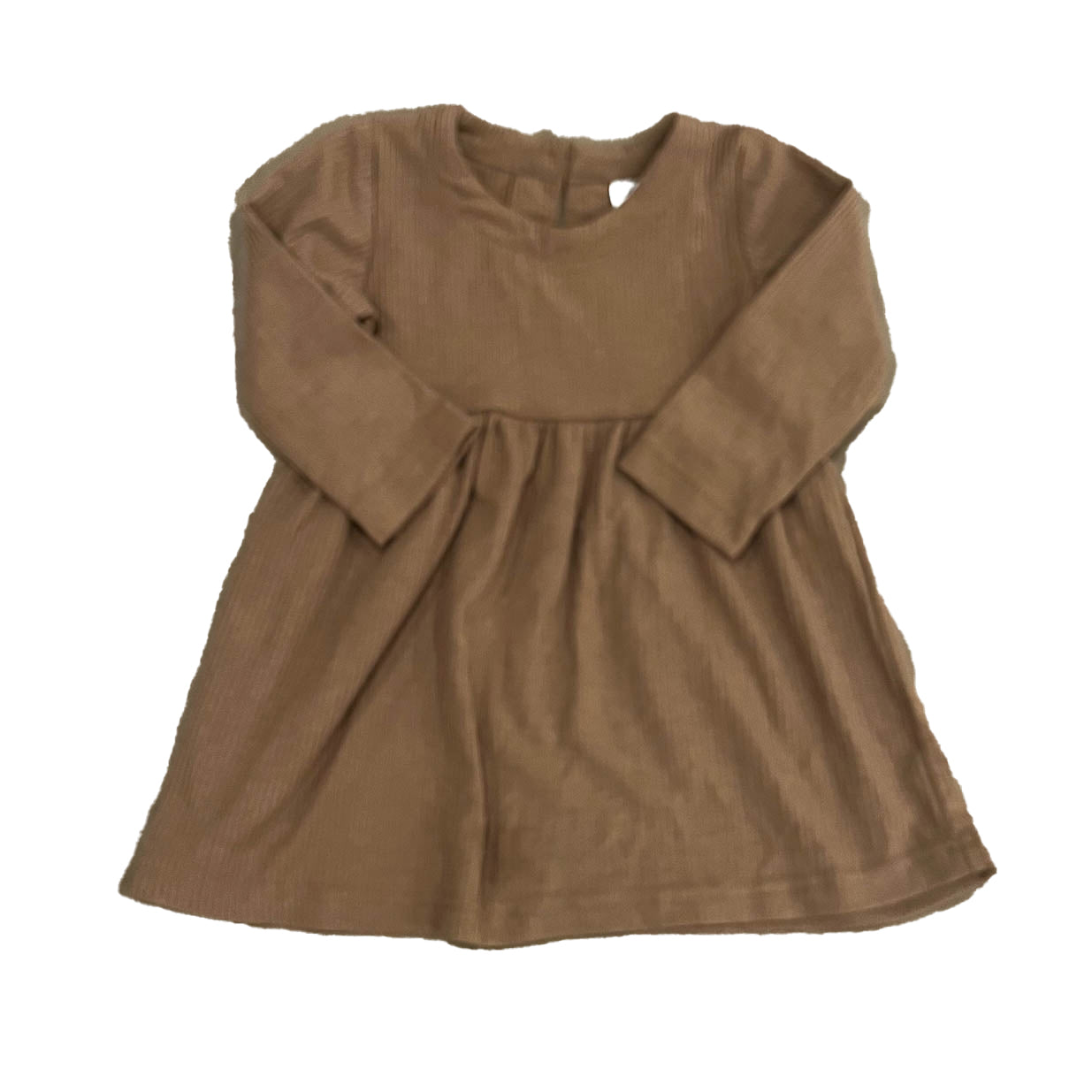 Mebie Girls Brown Dress Size: 0-3 Months Brown
