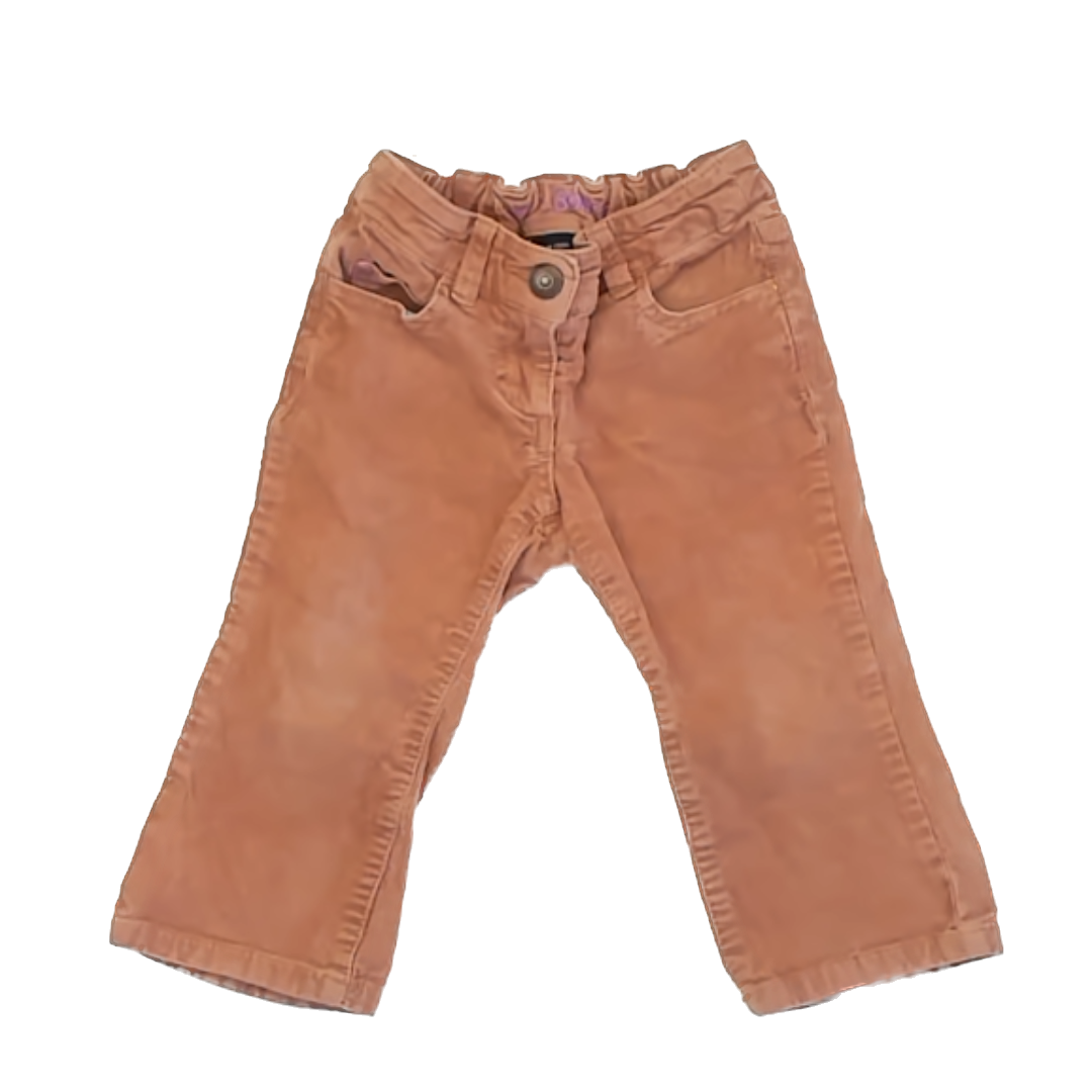 Mini Boden Girls Brown Corduroy Pants Size: 18 Months Brown