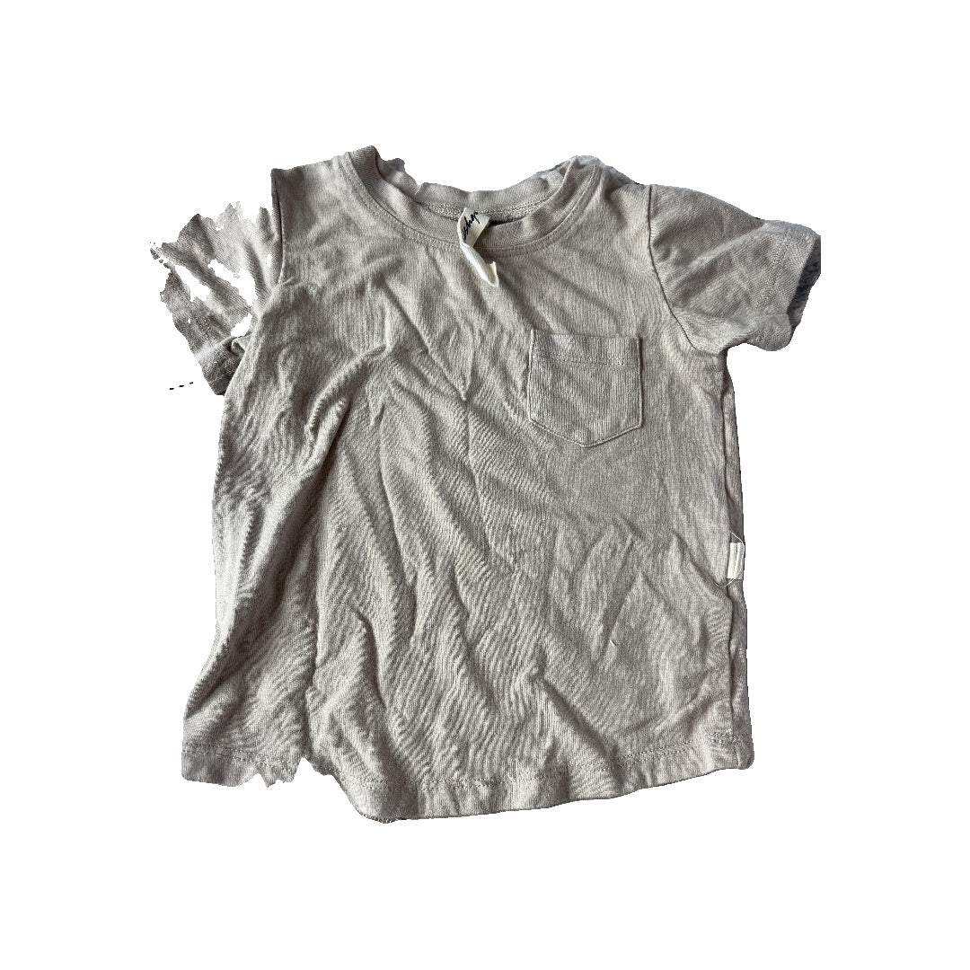 BabySprouts co Unisex Brown T-Shirt Size: 6-12 months Brown