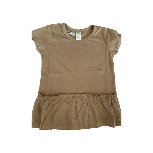 Colored Organics Girls Brown Shirt Size: 18-24 months Brown
