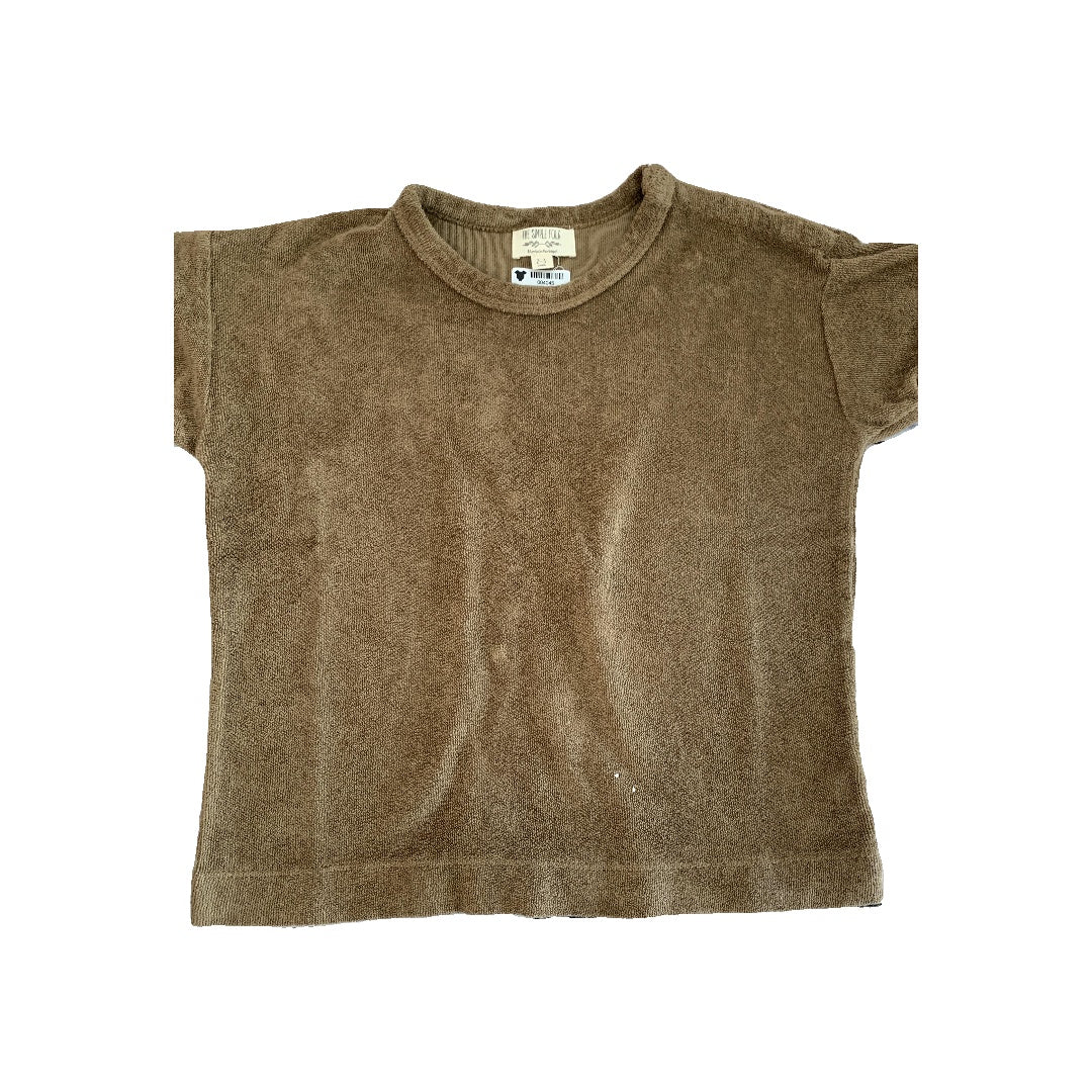 The Simple Folk Boys Brown Shirt Size: 2T Brown