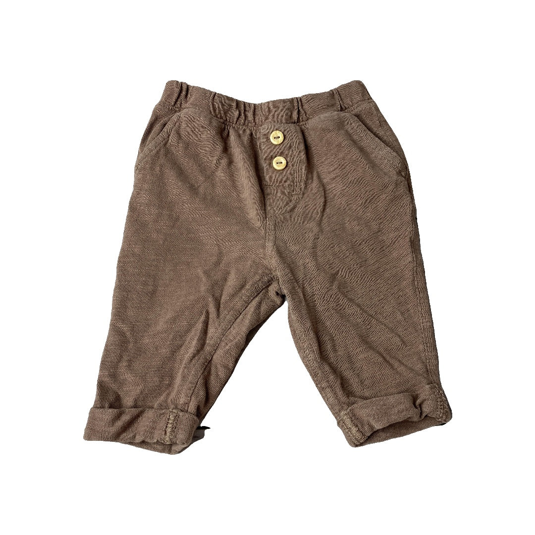 H&M Unisex Brown Pants Size: 3 months Brown