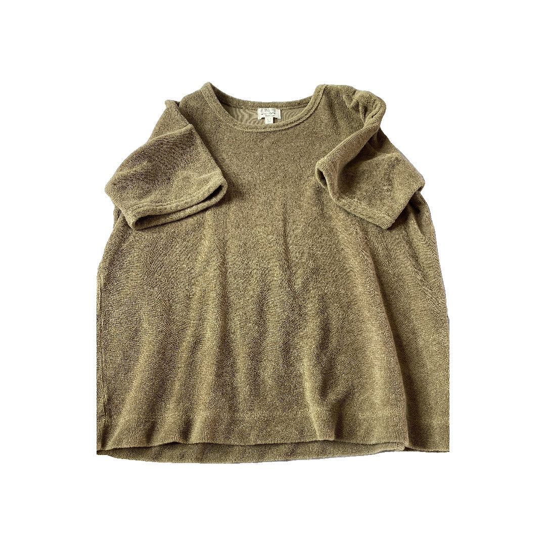 The Simple Folk Girls Brown Shirt Size: 7-Jun Brown