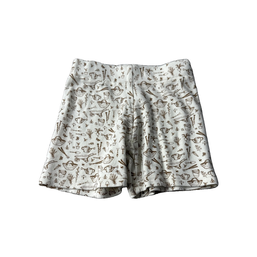 Goumi Unisex Brown Shorts Size: 2T Brown