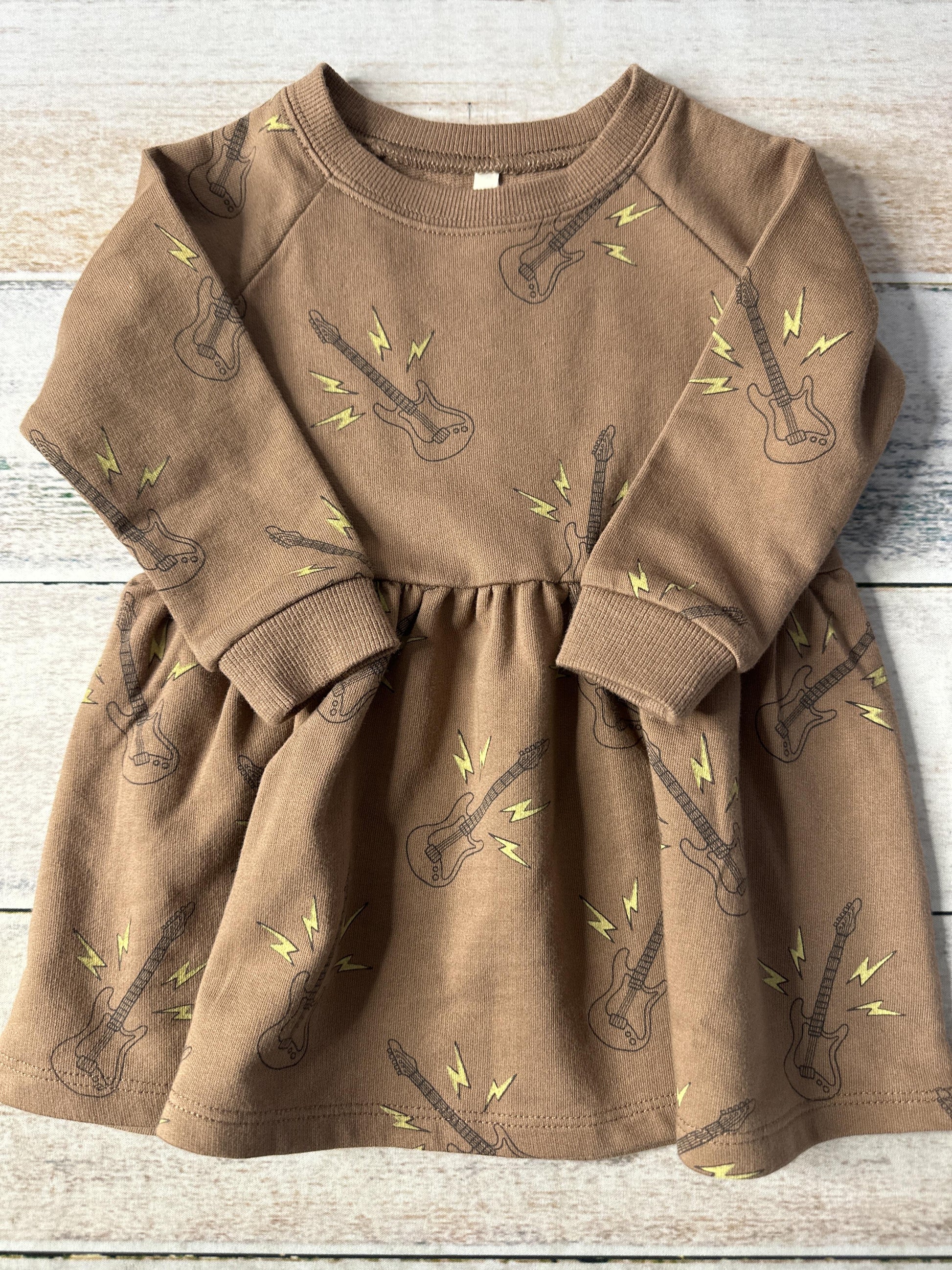 Rylee + Cru Girls Brown Dress Size: 6-12 months Brown