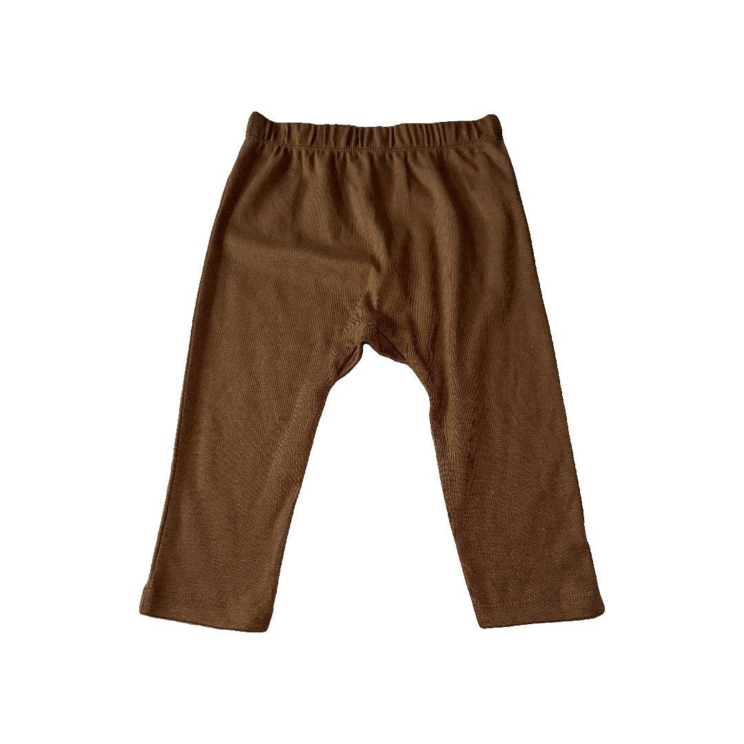 Honest Co Unisex Brown Pants Size: 18 months Brown
